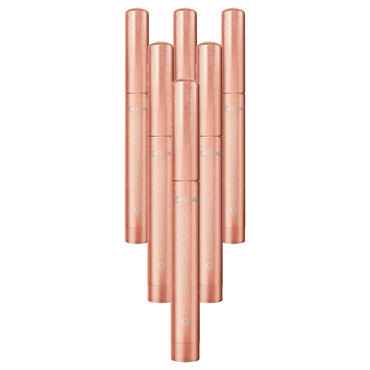 L'Oréal Paris Le Shadow Stick 115 Twinkly Rose 6 x 1,4 g - Voordeelverpakking