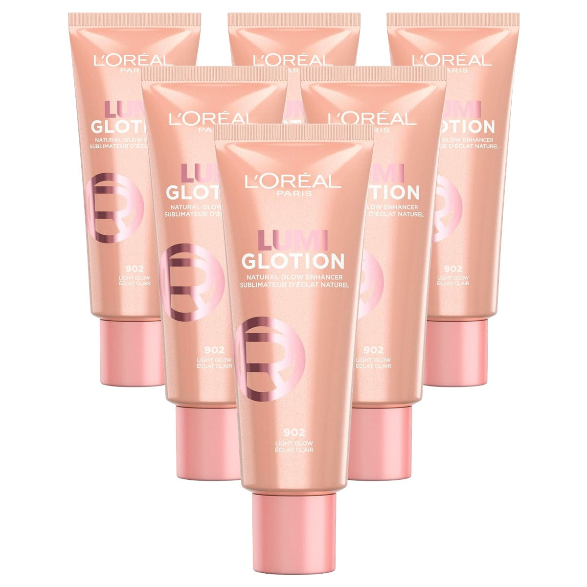 L'Oréal Paris Lumi Glotion 902 Light Glow 6 x 40 ml - Voordeelverpakking