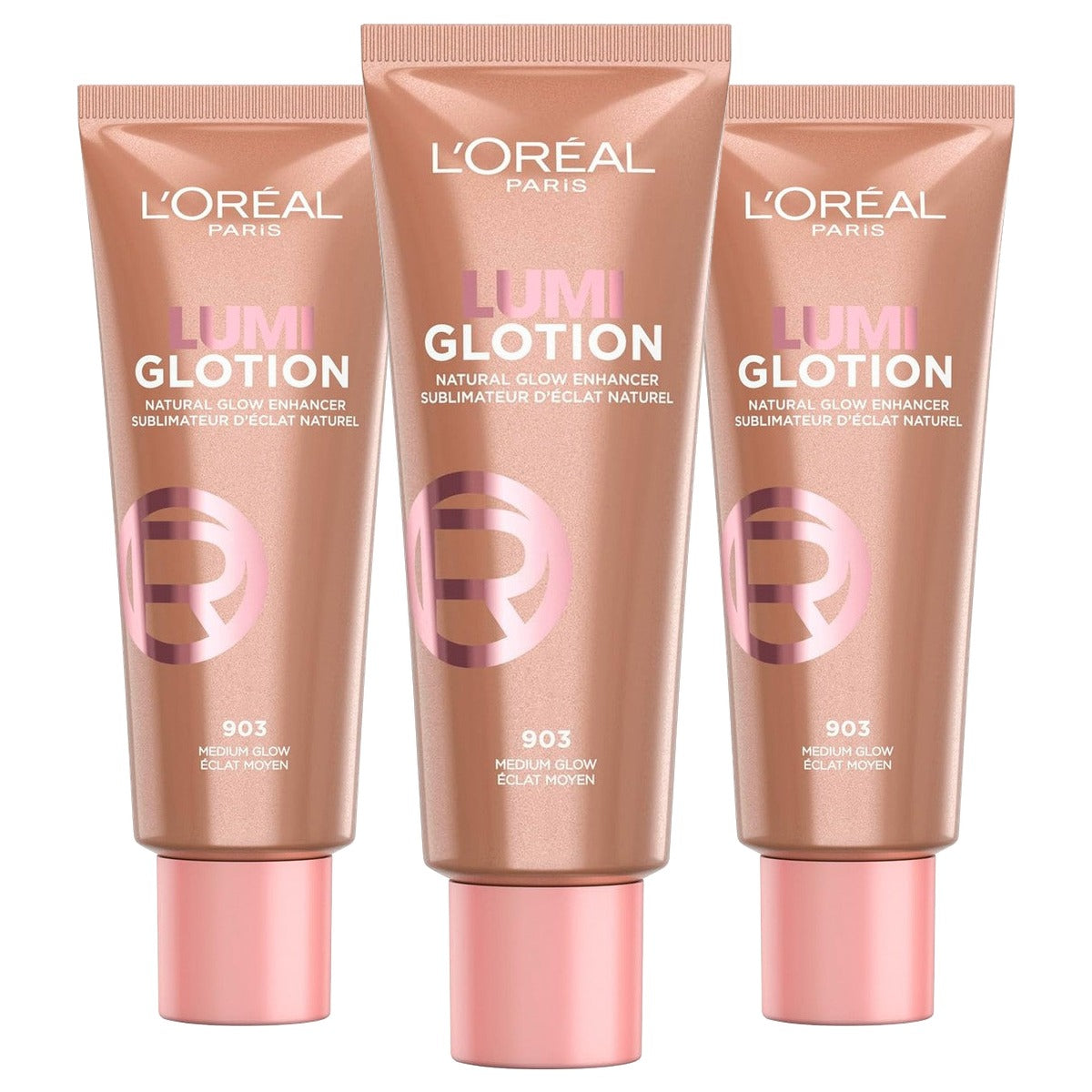 L'Oréal Paris Lumi Glotion 903 Medium Glow 3 x 40 ml - Voordeelverpakking