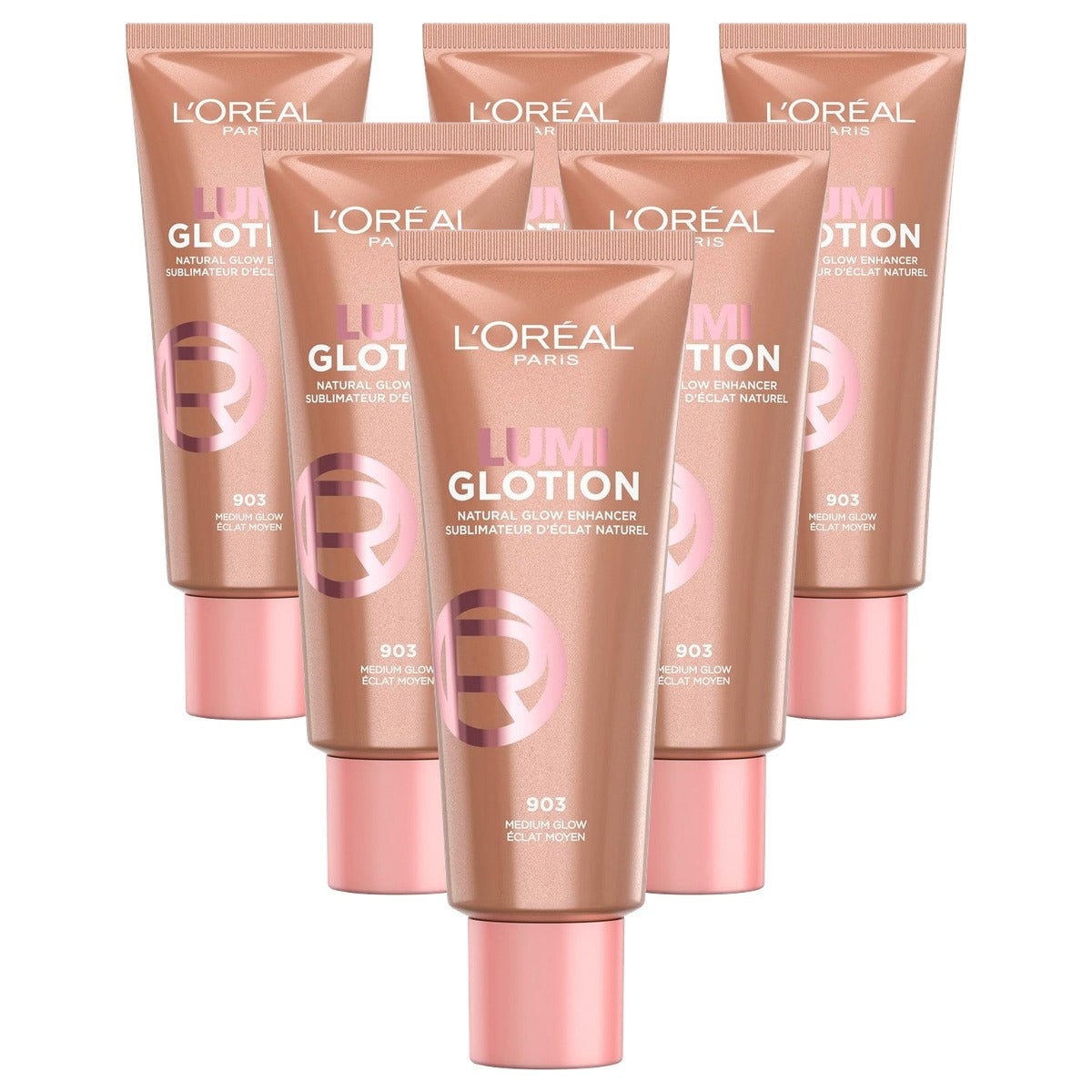 L'Oréal Paris Lumi Glotion 903 Medium Glow 6 x 40 ml - Voordeelverpakking