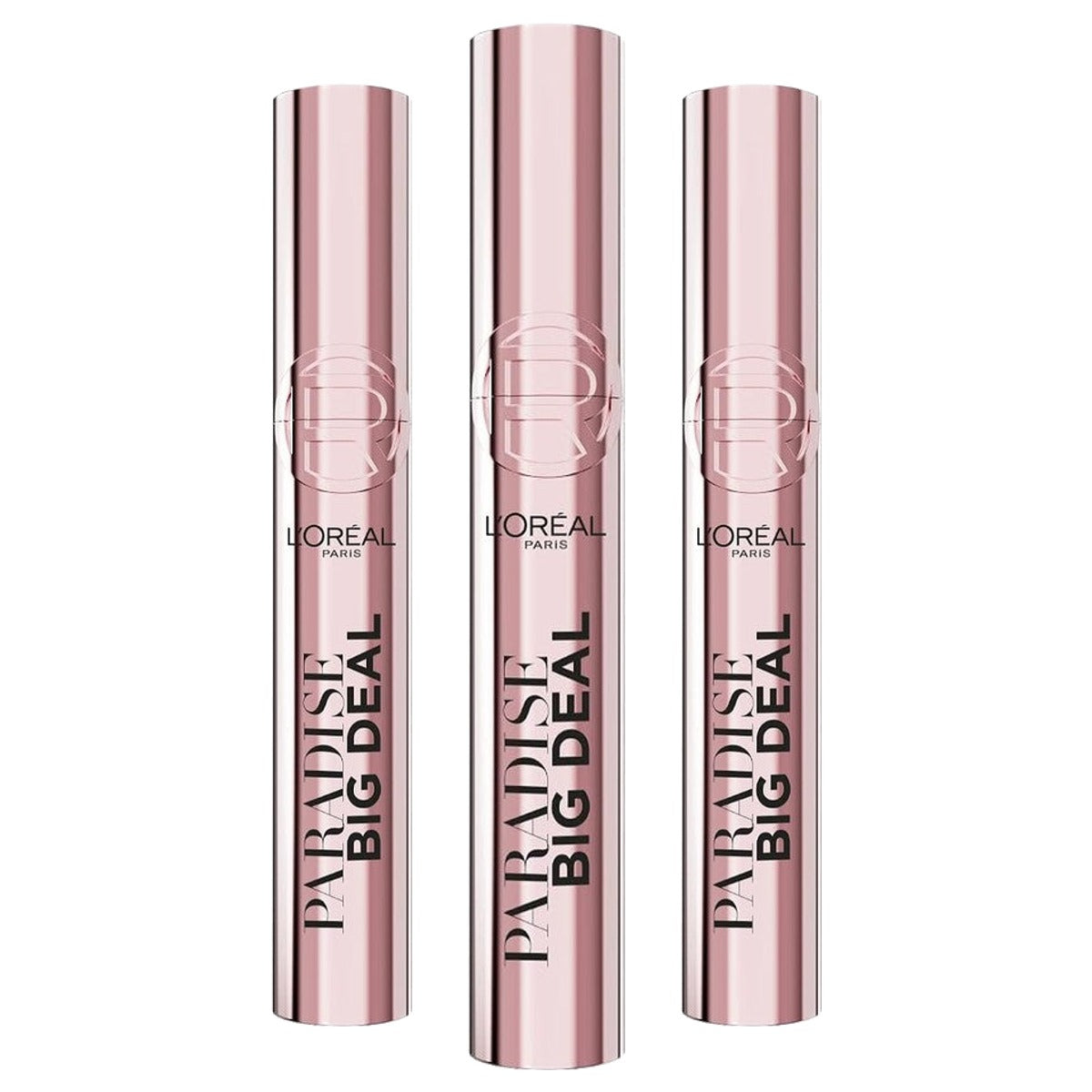 L'Oréal Paris Paradise Big Deal Mascara zwart 3 x 9,9 ml - Voordeelverpakking