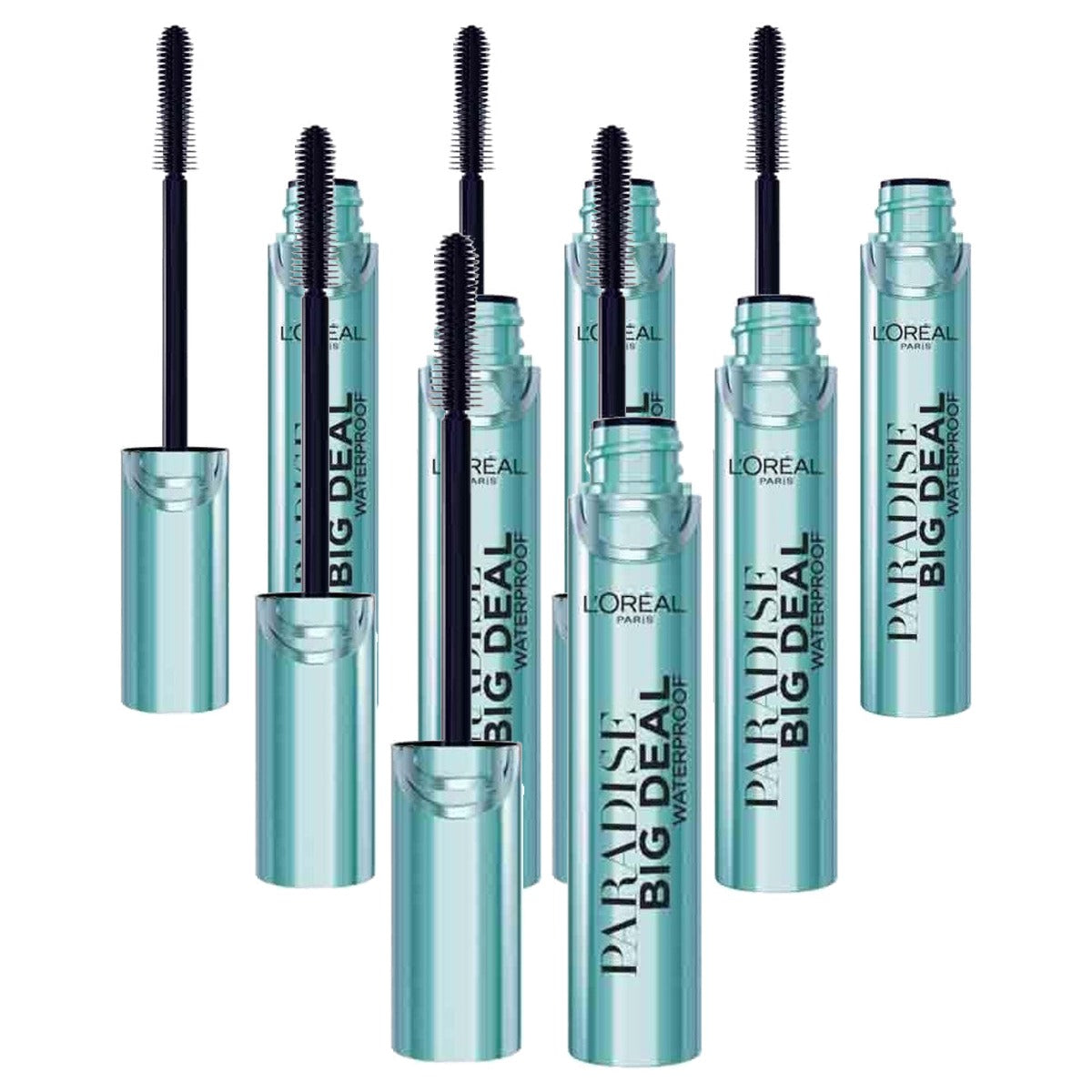 L'Oréal Paris Paradise Big Deal Waterdichte Mascara Zwart 6 x 9,9 ml - Voordeelverpakking