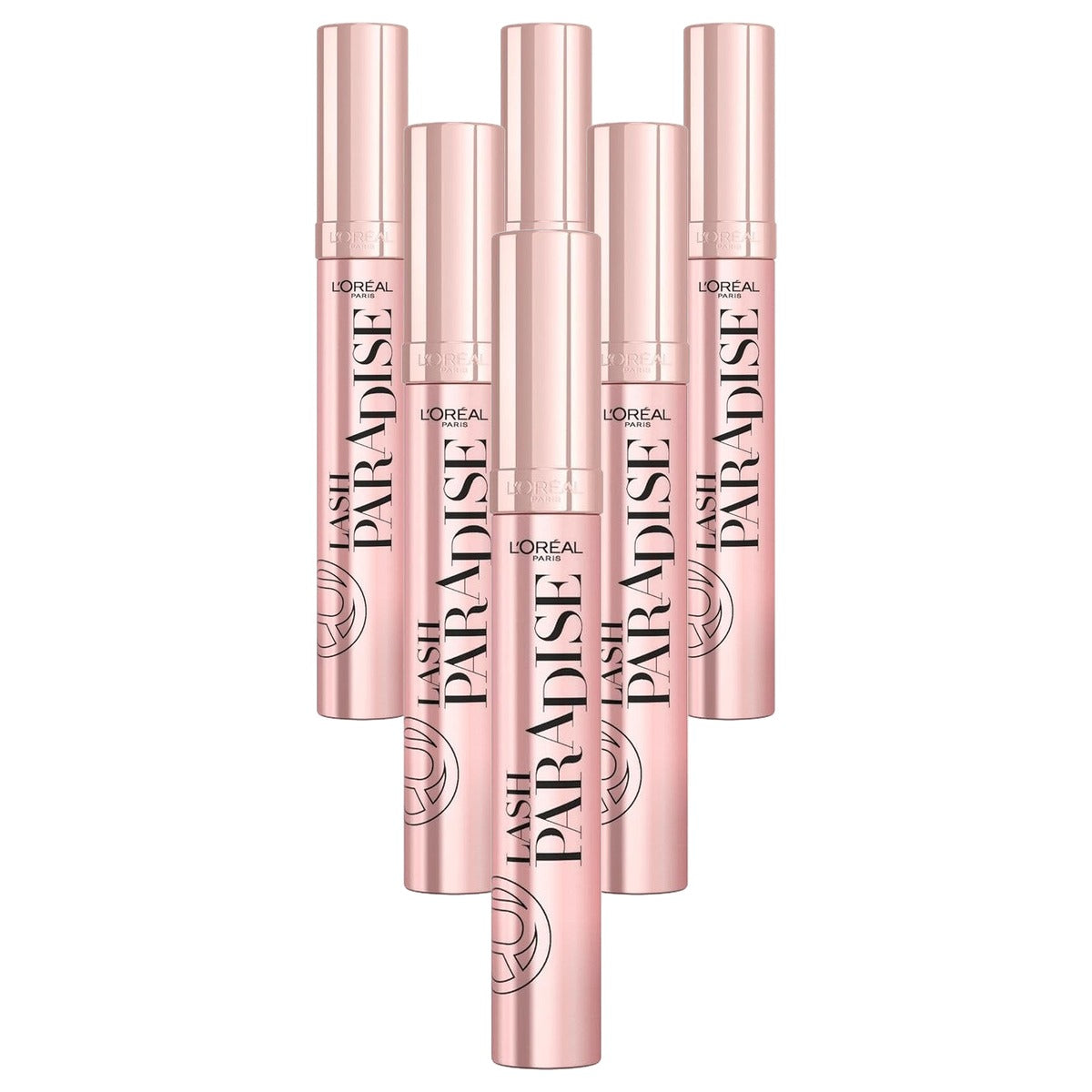 L'Oreal Paris Paradise Extatic Mascara Zwart 6 x 6,4 ml - Voordeelverpakking