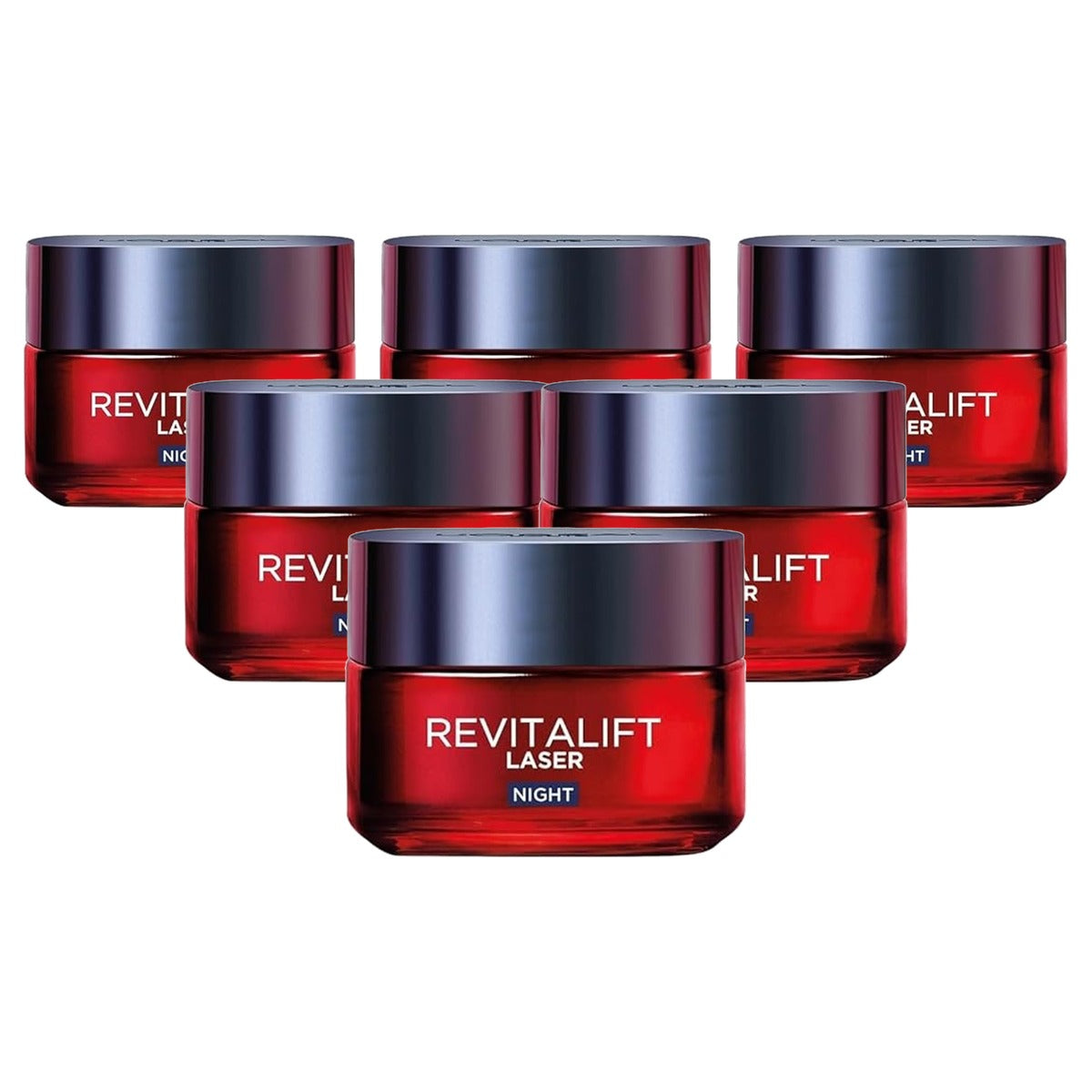 L'Oréal Paris Revitalift Laser X3 Nachtcrème 6 x 50 ml - Voordeelverpakking