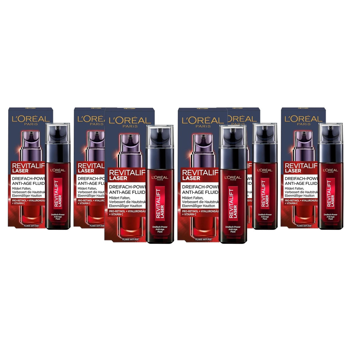 L'Oreal Paris Revitalift Laser X3 Serum 3 x 30 ml - Voordeelverpakking
