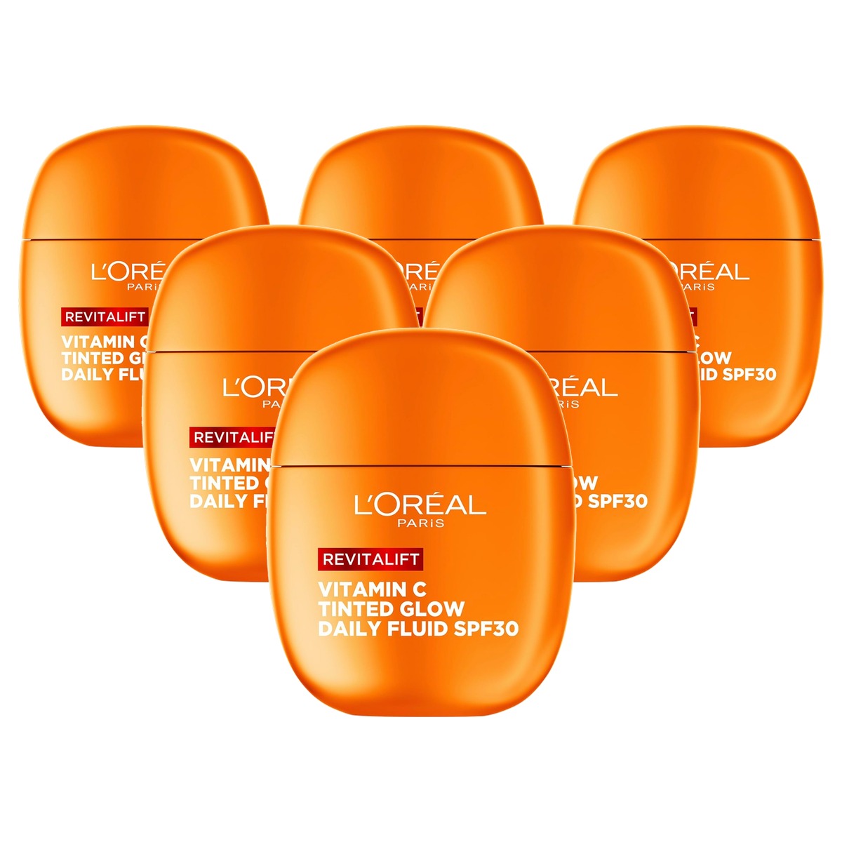 L'Oréal Paris Revitalift Vitamine C Fluid SPF 30 6 x 40 ml - Voordeelverpakking