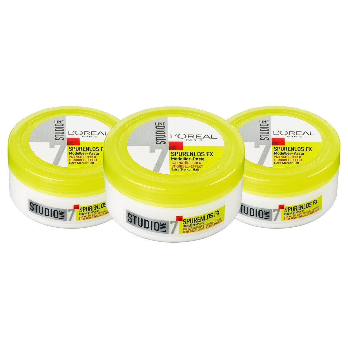 L'Oréal Paris Studio Line FX Modelleerpasta 3 x 75 ml - Voordeelverpakking