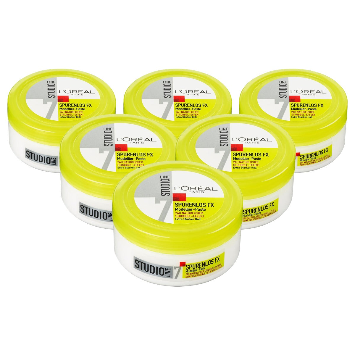 L'Oréal Paris Studio Line FX Modelleerpasta 6 x 75 ml - Voordeelverpakking