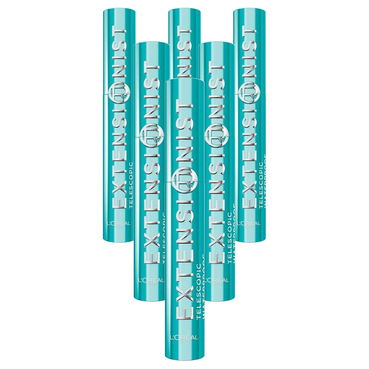 L'Oreal Paris Telescopic Extensionist Waterproof Mascara 6 x 9,9 ml - Voordeelverpakking