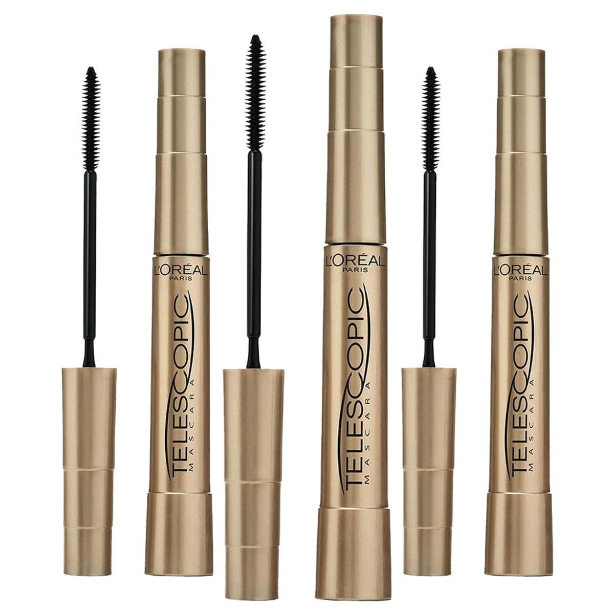 L‘Oréal Paris Telescopic Mascara, zwart 3 x 8 ml - Voordeelverpakking