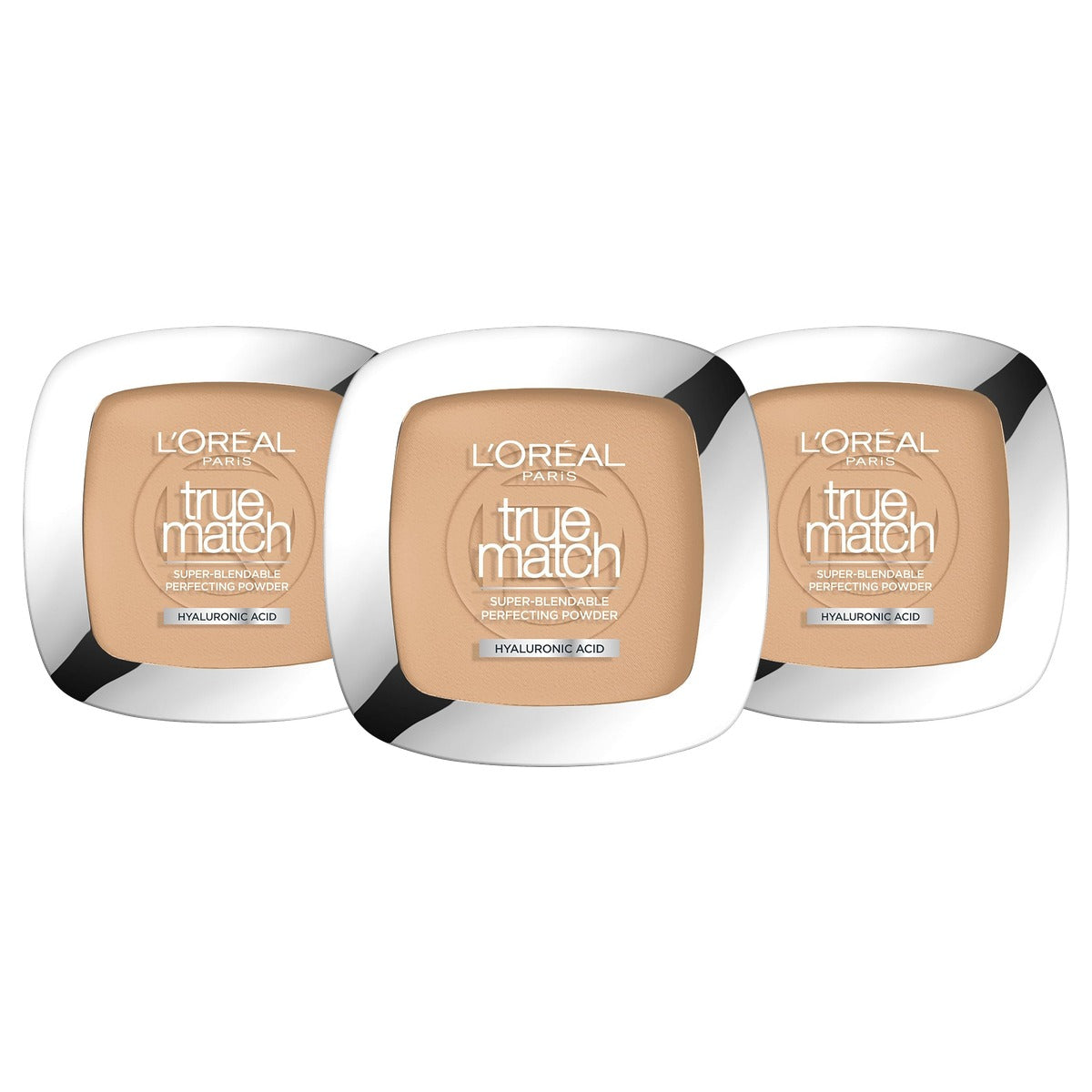 L'Oréal Paris True Match Compact Poeder nr. 3.D 3 x 9 g - Voordeelverpakking
