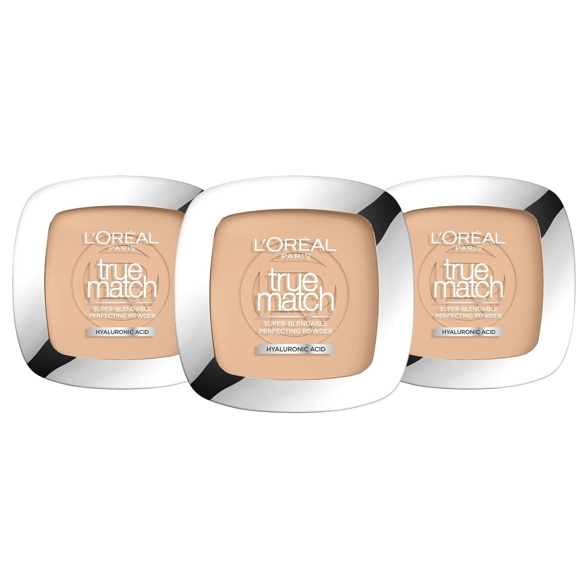 L'Oréal Paris True Match Poeder nr. 2.N 3 x 9 g - Voordeelverpakking