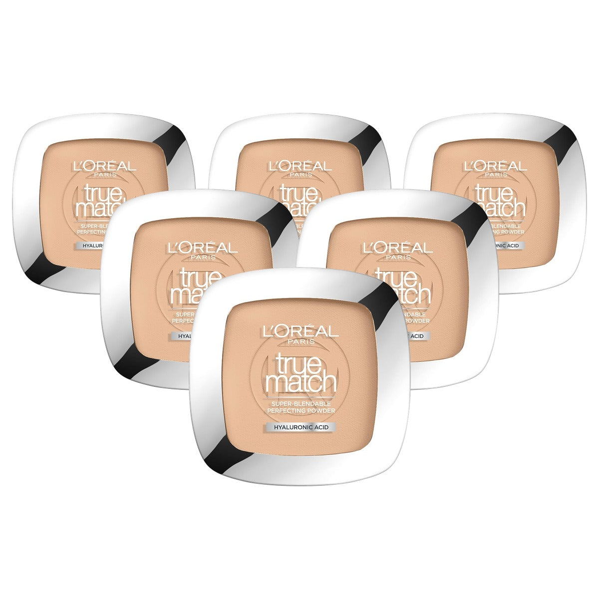 L'Oréal Paris True Match Poeder nr. 2.N 6 x 9 g - Voordeelverpakking