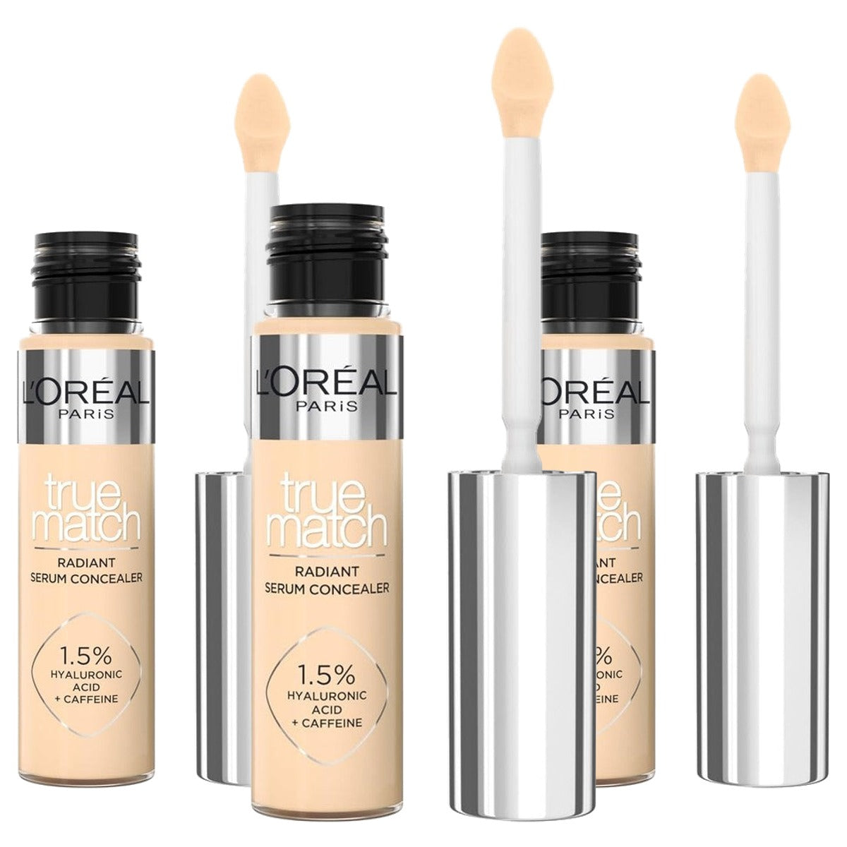 L'Oréal Paris True Match Radiant Serum Concealer 4N 3 x 11 ml - Voordeelverpakking