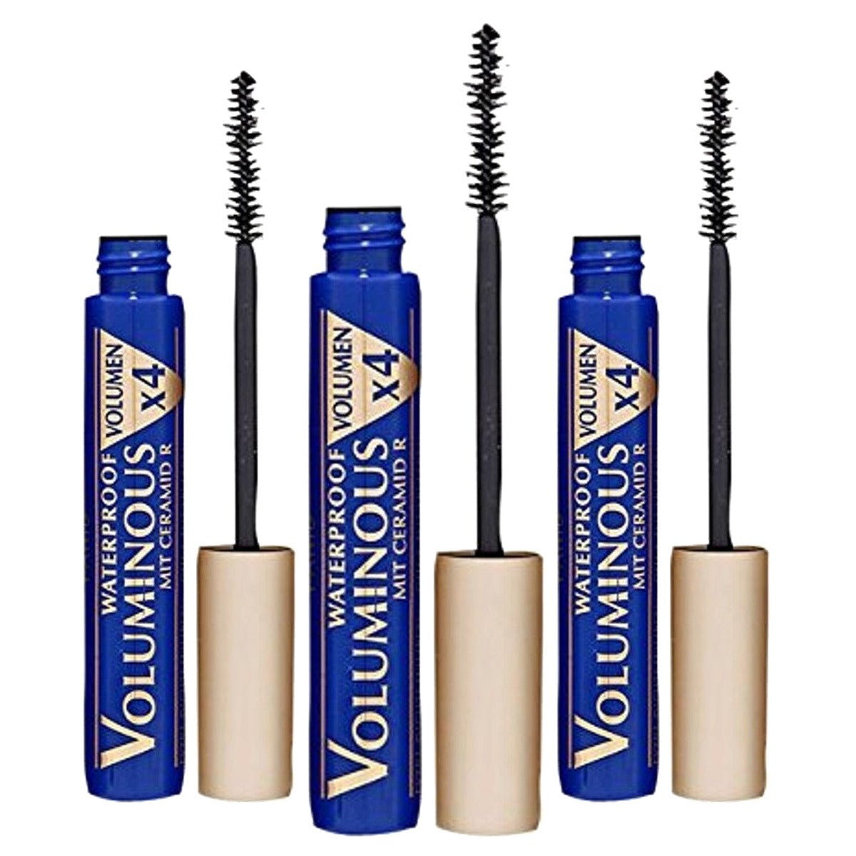 L'Oréal Paris Voluminous Waterproof Mascara 00 Zwart 3 x 7,5 ml - Voordeelverpakking