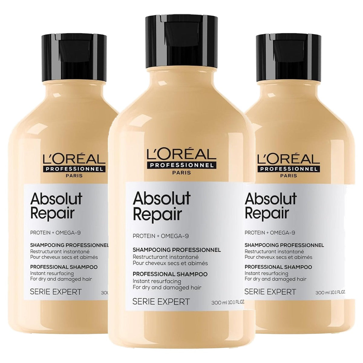L'Oréal Professionnel Paris Absolut Repair Shampoo 300 ml - 3 stuks