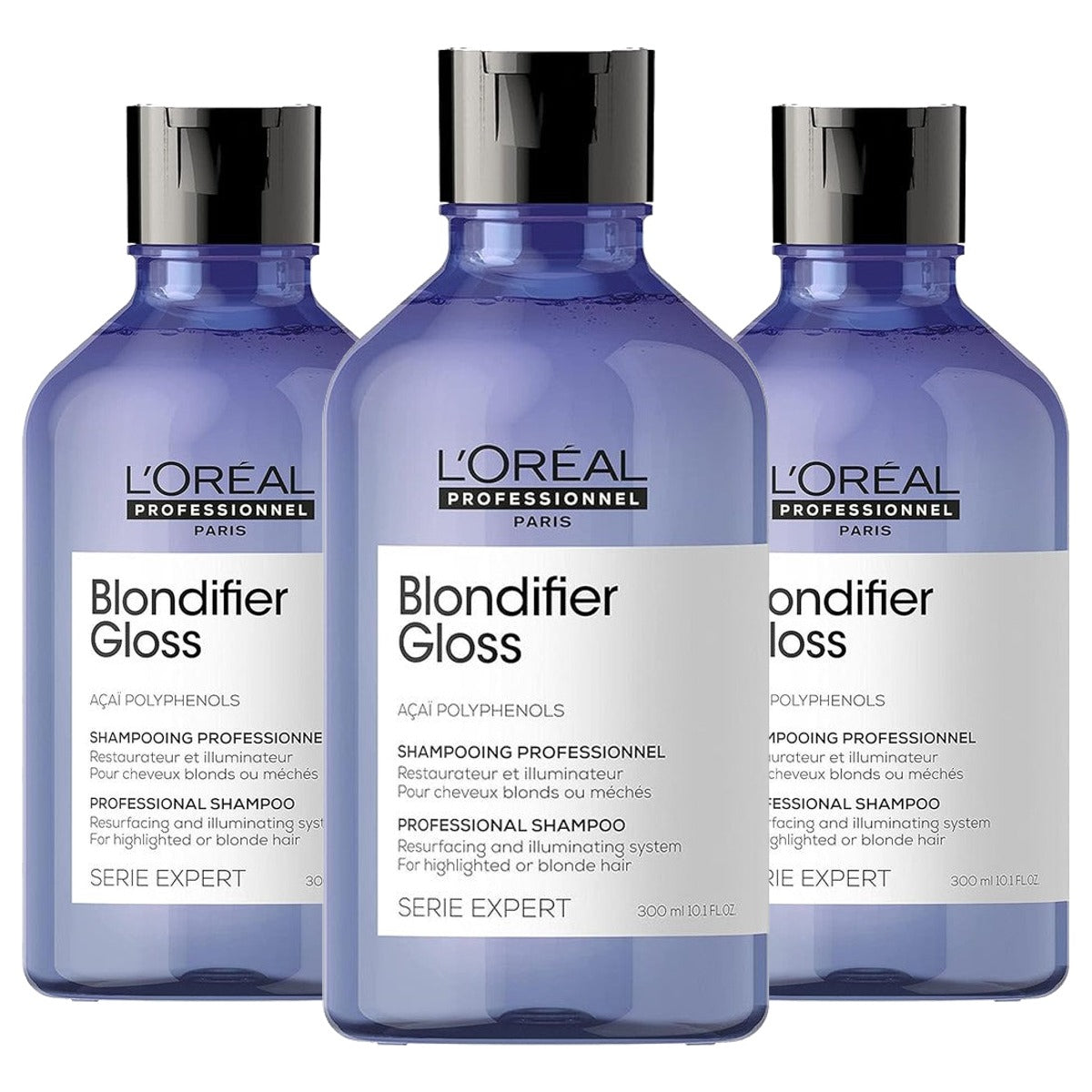 L'Oréal Professionnel Série Expert Blondifier Gloss Shampoo - 3-pack