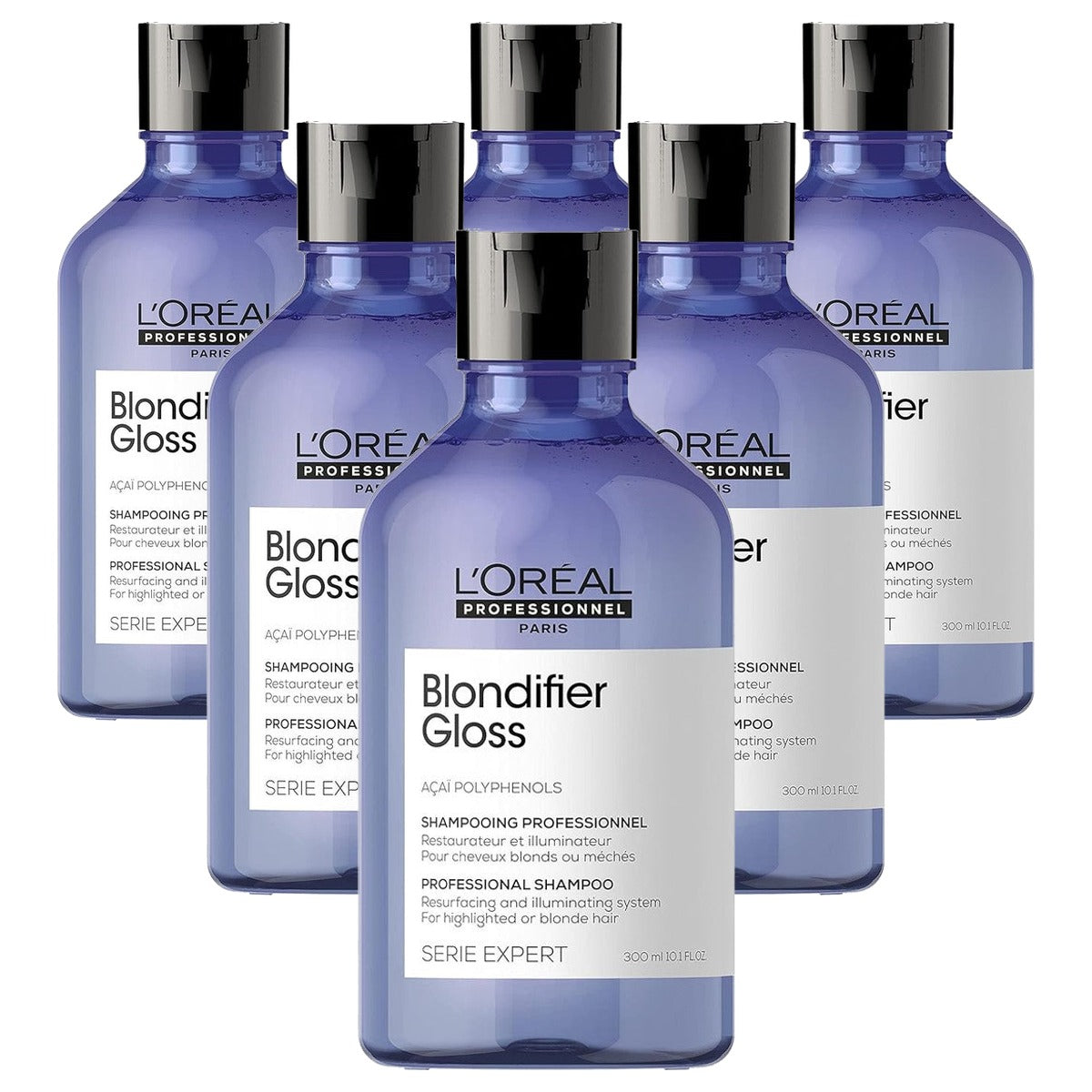 L'Oréal Professionnel Série Expert Blondifier Gloss Shampoo - 6-pack