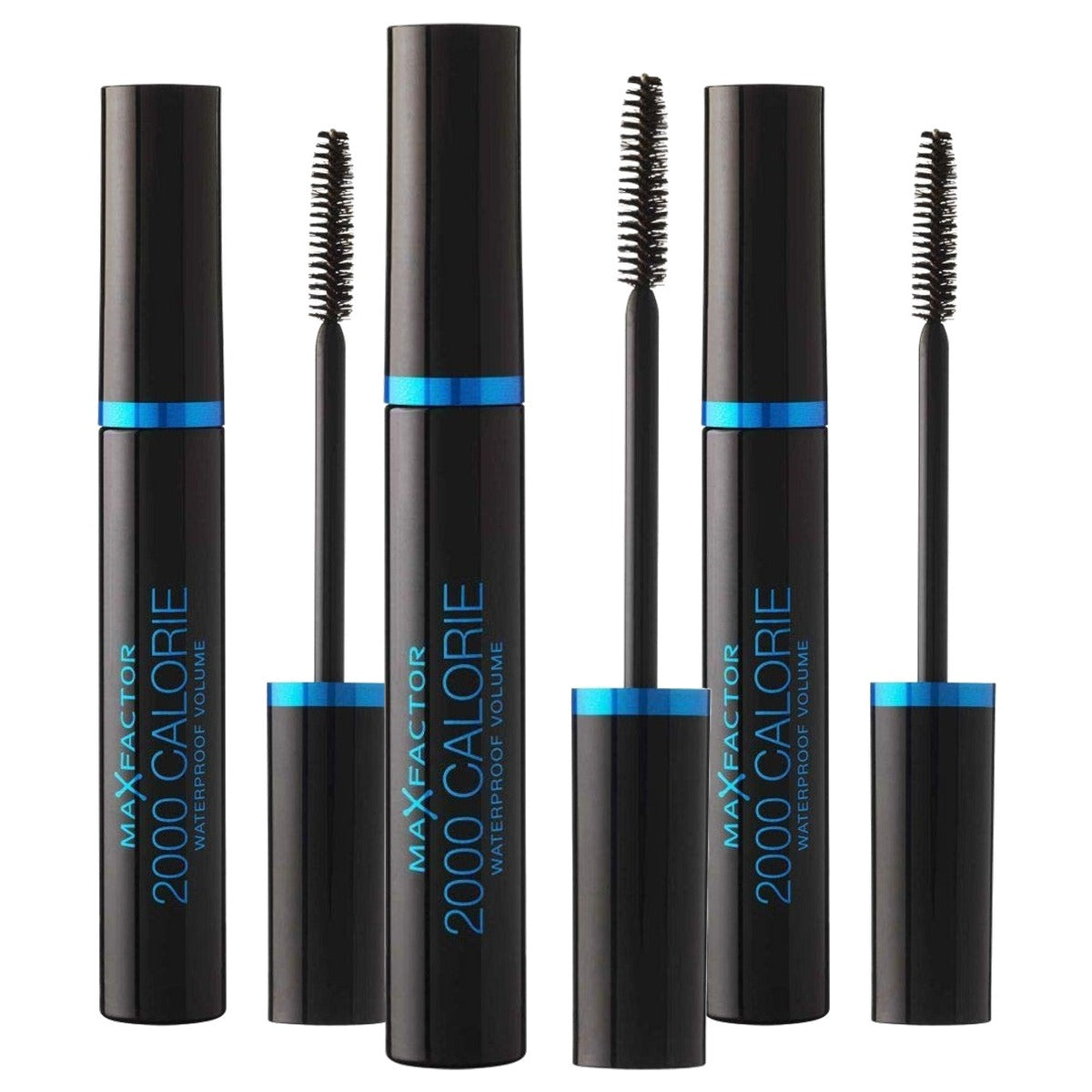 Max Factor 2000 Calorie Mascara Zwart 9 ml - 3 stuks