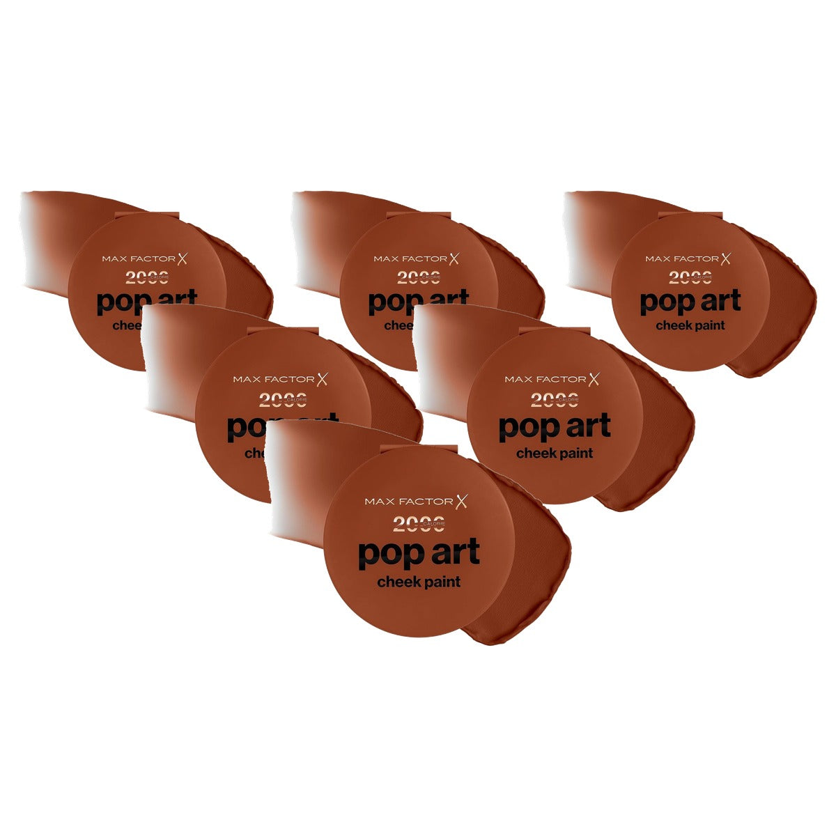 Max Factor 2000 Calorie Pop Art Cheek Paint Blush - 6 stuks