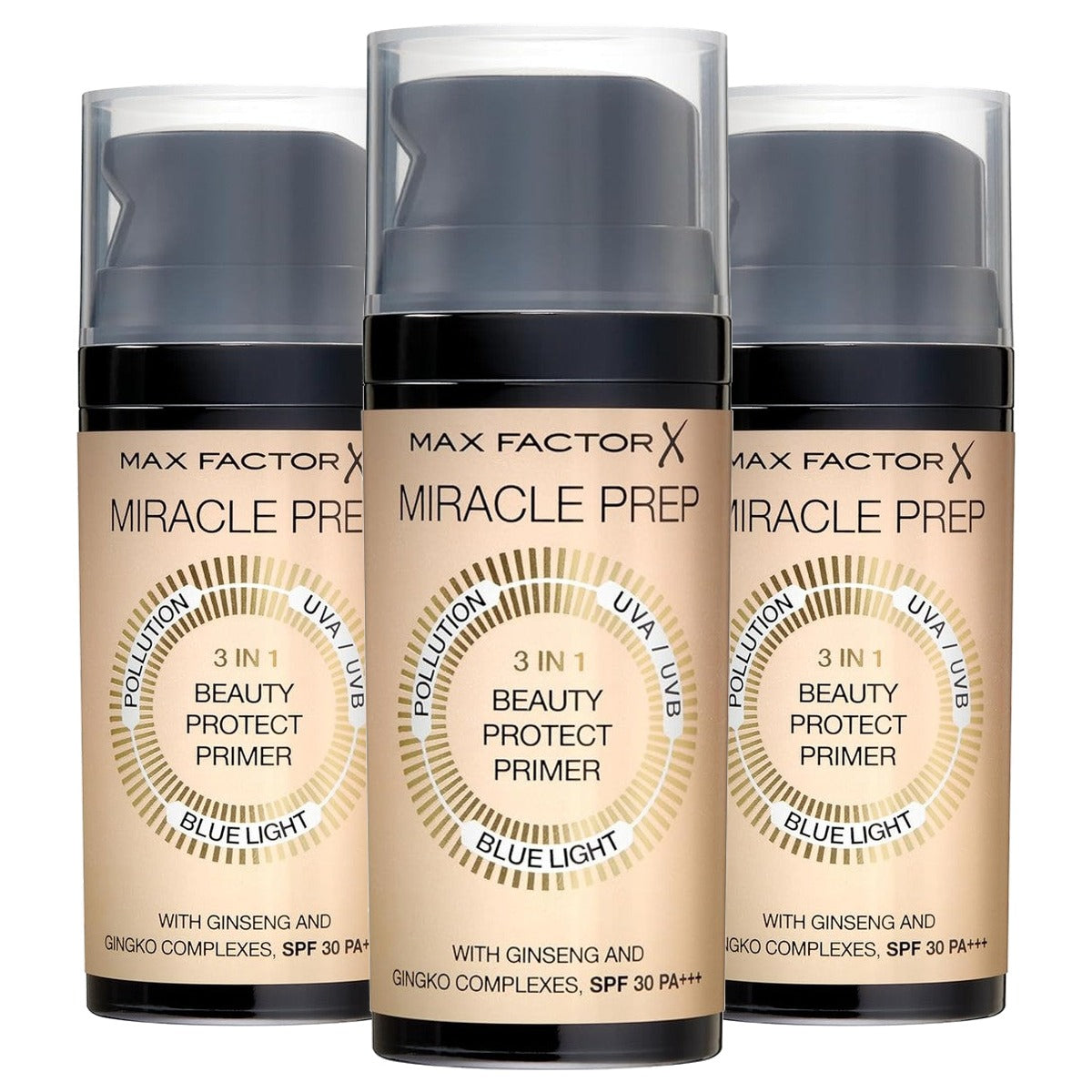 Max Factor Miracle Prep Beauty Protect Primer SPF30 30 ml - 3 stuks