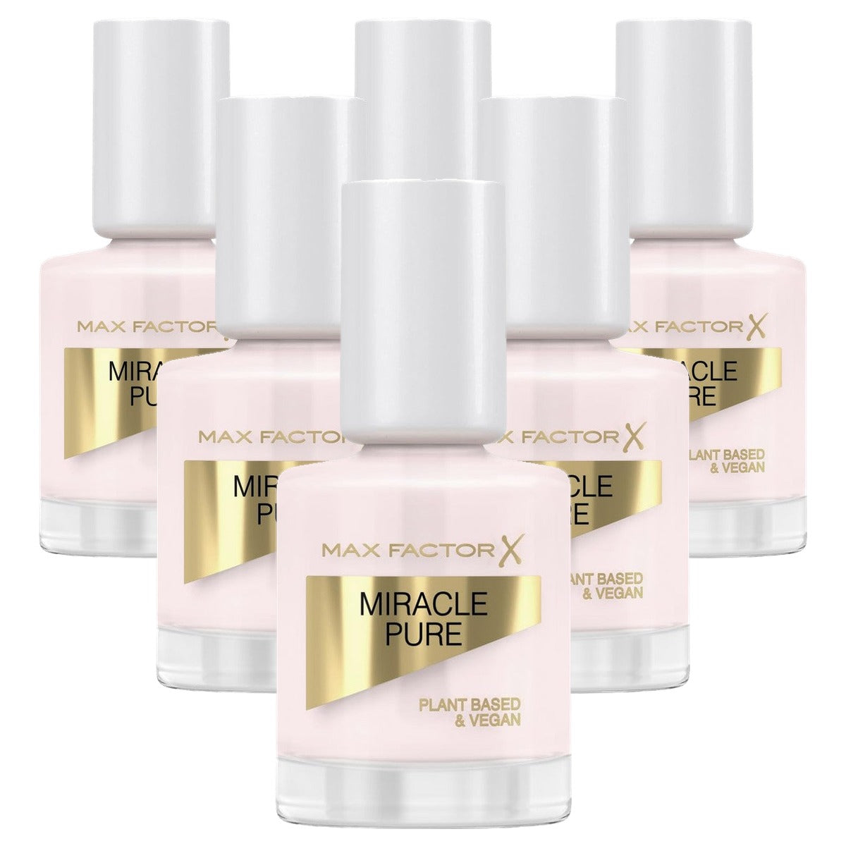 Max Factor Miracle Pure Nail Colour 205 Nude Rose 12 ml - 6 stuks