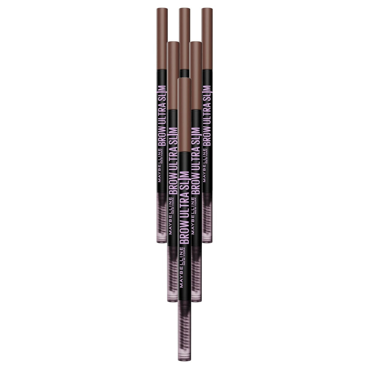MAYBELLINE Brow Ultra Slim Liner nr. 04 Medium Brown 1 x - 6 stuks