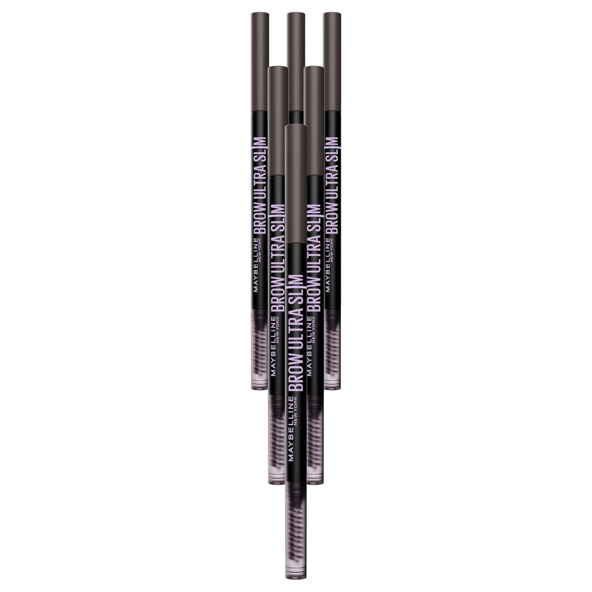 MAYBELLINE Brow Ultra Slim Liner nr. 06 Black Brown 1 st - 6 stuks
