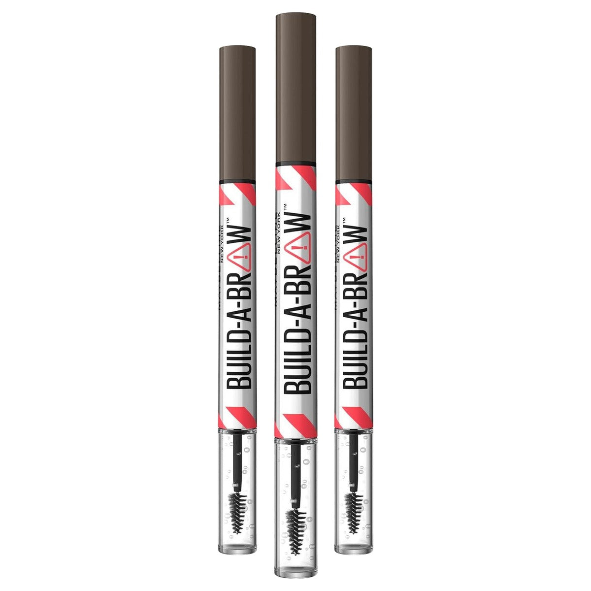 MAYBELLINE Build-A-Brow Black Brown wenkbrauwstift 3 x 1 stuk
