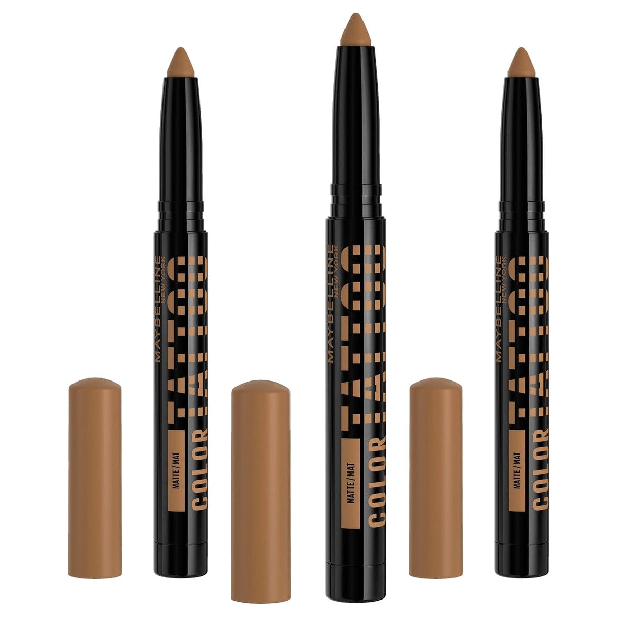 MAYBELLINE Color Tattoo 24h Eye Stix 110 I Am Cozy - 3 stuks