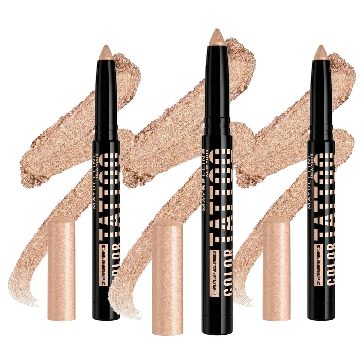 MAYBELLINE Color Tattoo Eye Stix I Am Courageous - 3 stuks