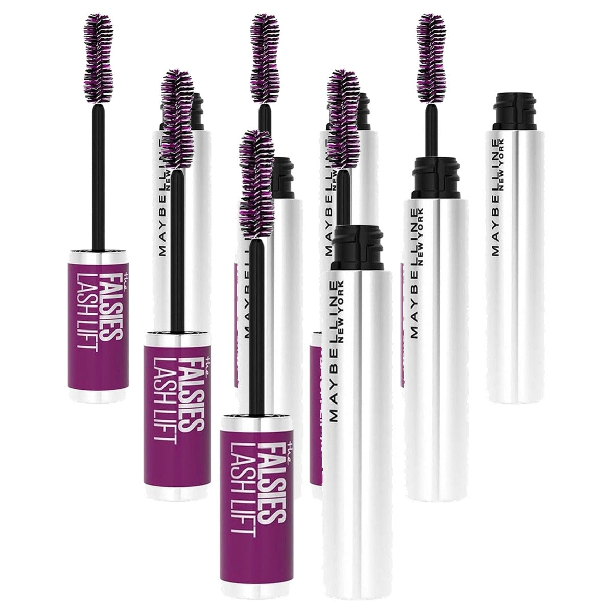 MAYBELLINE Falsies Lash Lift Mascara 01 zwart 9,6 ml - 6 stuks