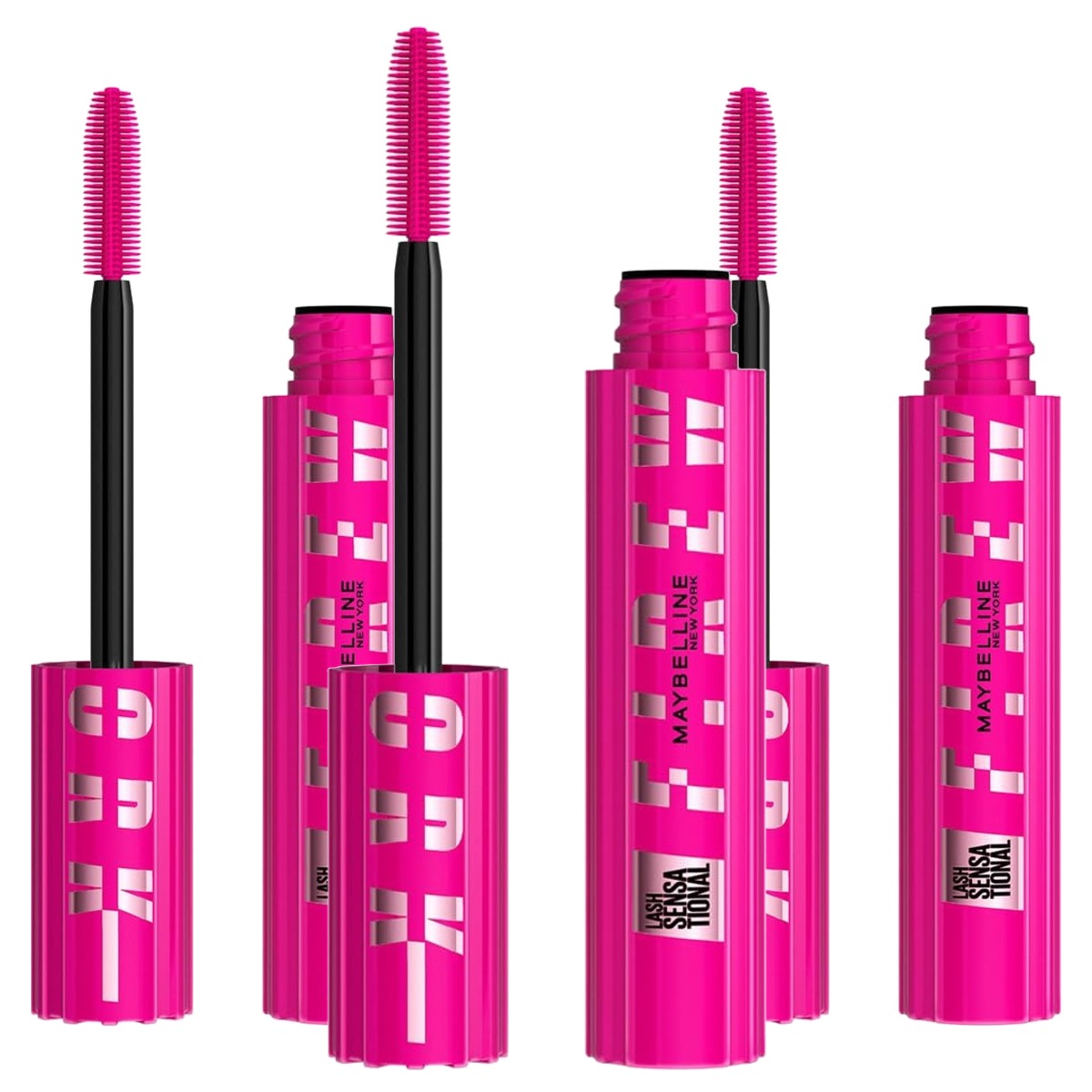 MAYBELLINE Lash Sensational Firework Mascara Very Black 10 ml - 3 stuks