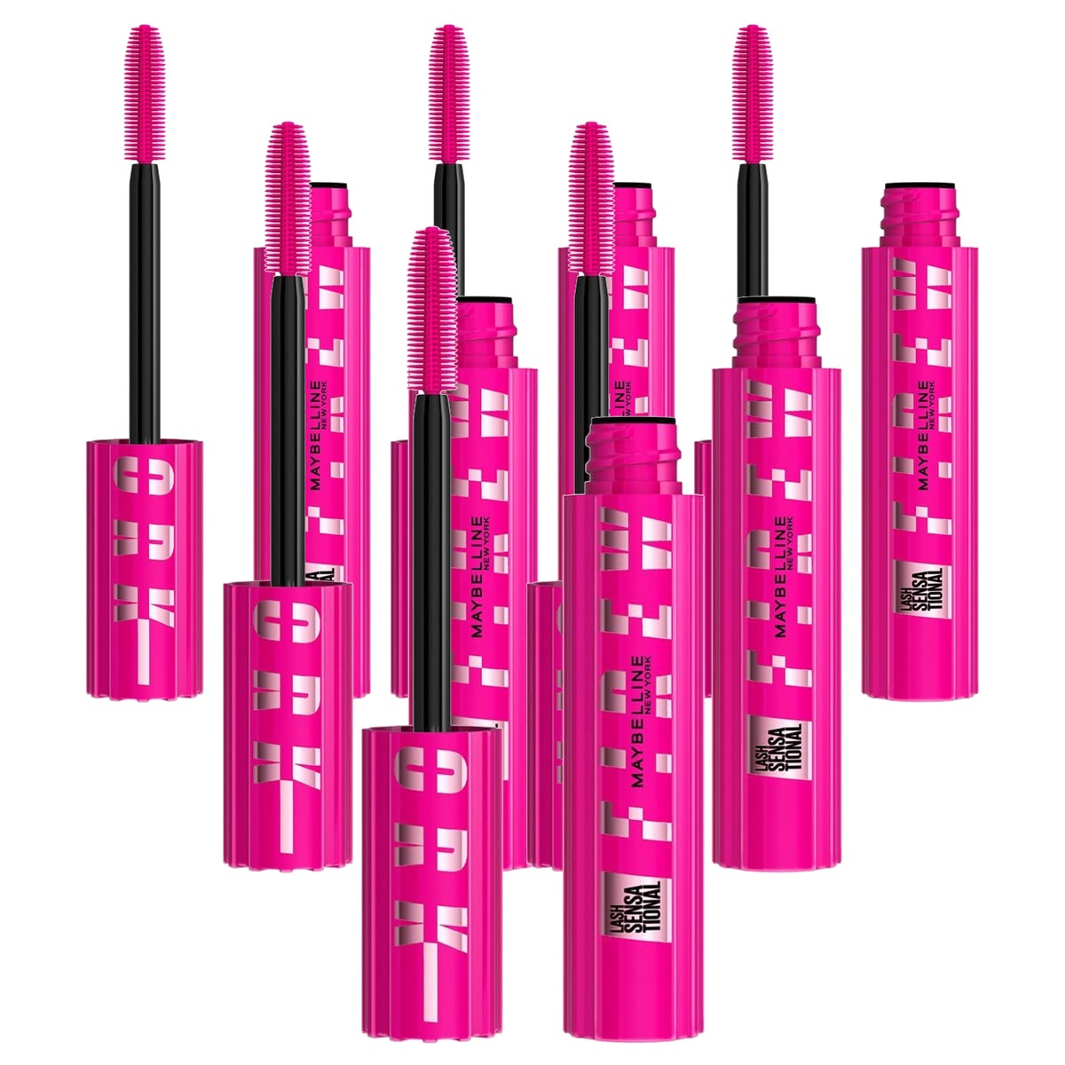 MAYBELLINE Lash Sensational Firework Mascara Very Black 10 ml - 6 stuks