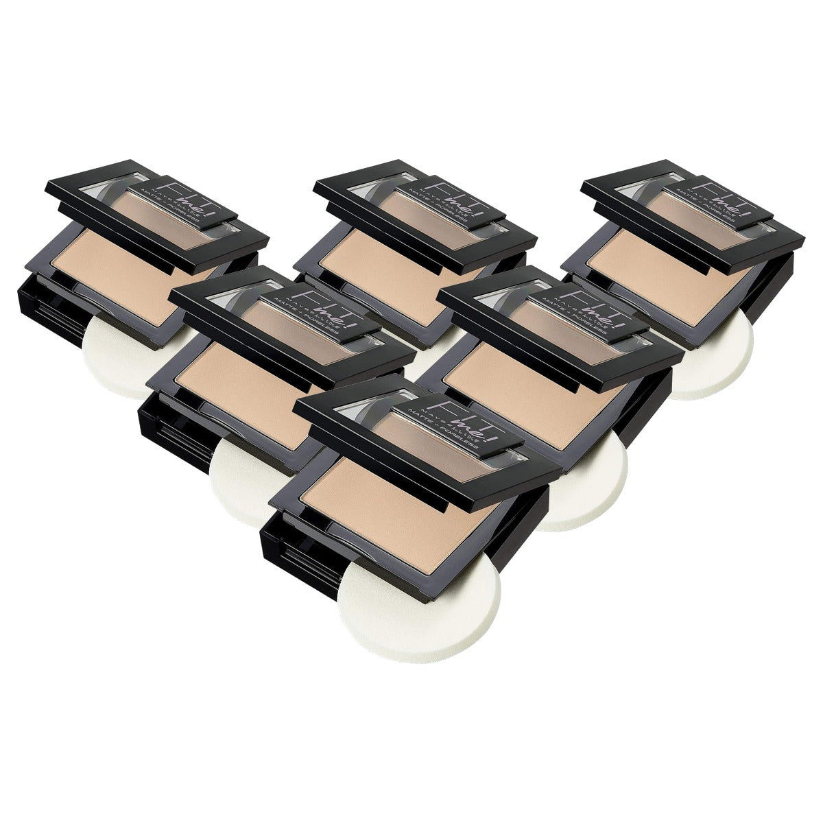 MAYBELLINE Fit Me Mate Y Afinaporos 130 Buff Beige 9 g - 6 stuks