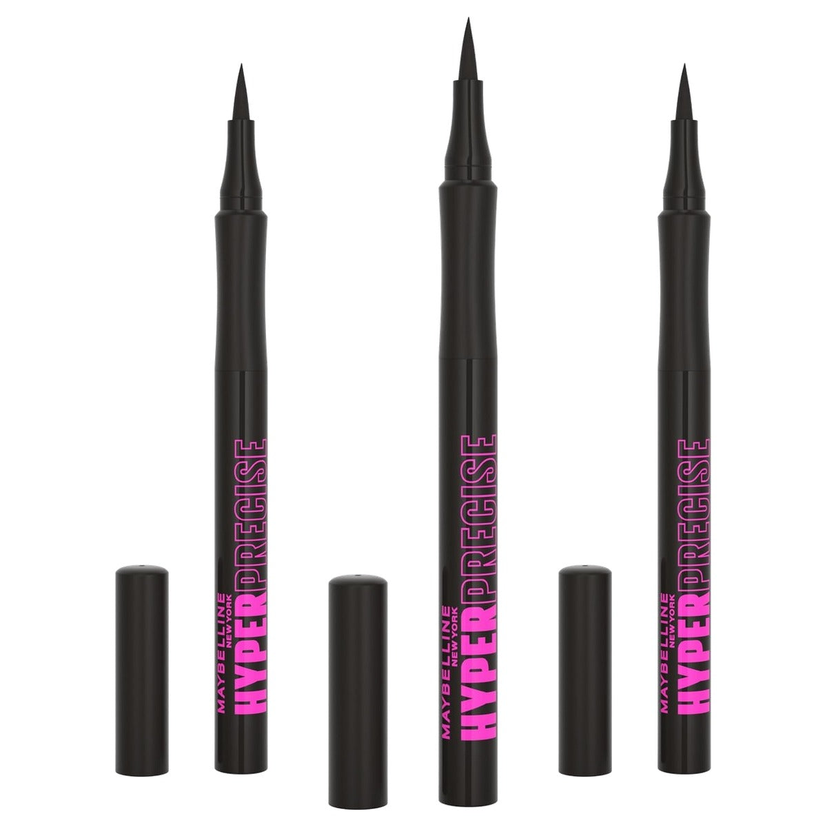 MAYBELLINE Hyper Precise Allday vloeibare eyeliner 9 g - 3 stuks