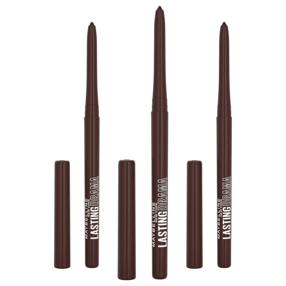 MAYBELLINE Lasting Drama Eyeliner Bruin Sugar - 3 stuks