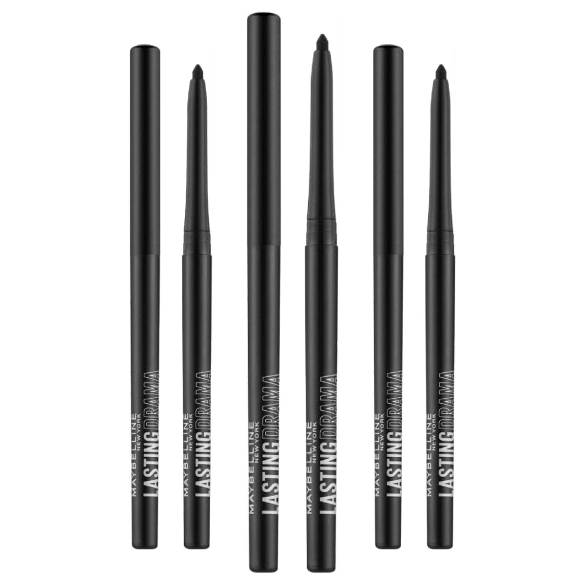 MAYBELLINE Lasting Drama Eyeliner Automatisch Dark Horse 3 stuks