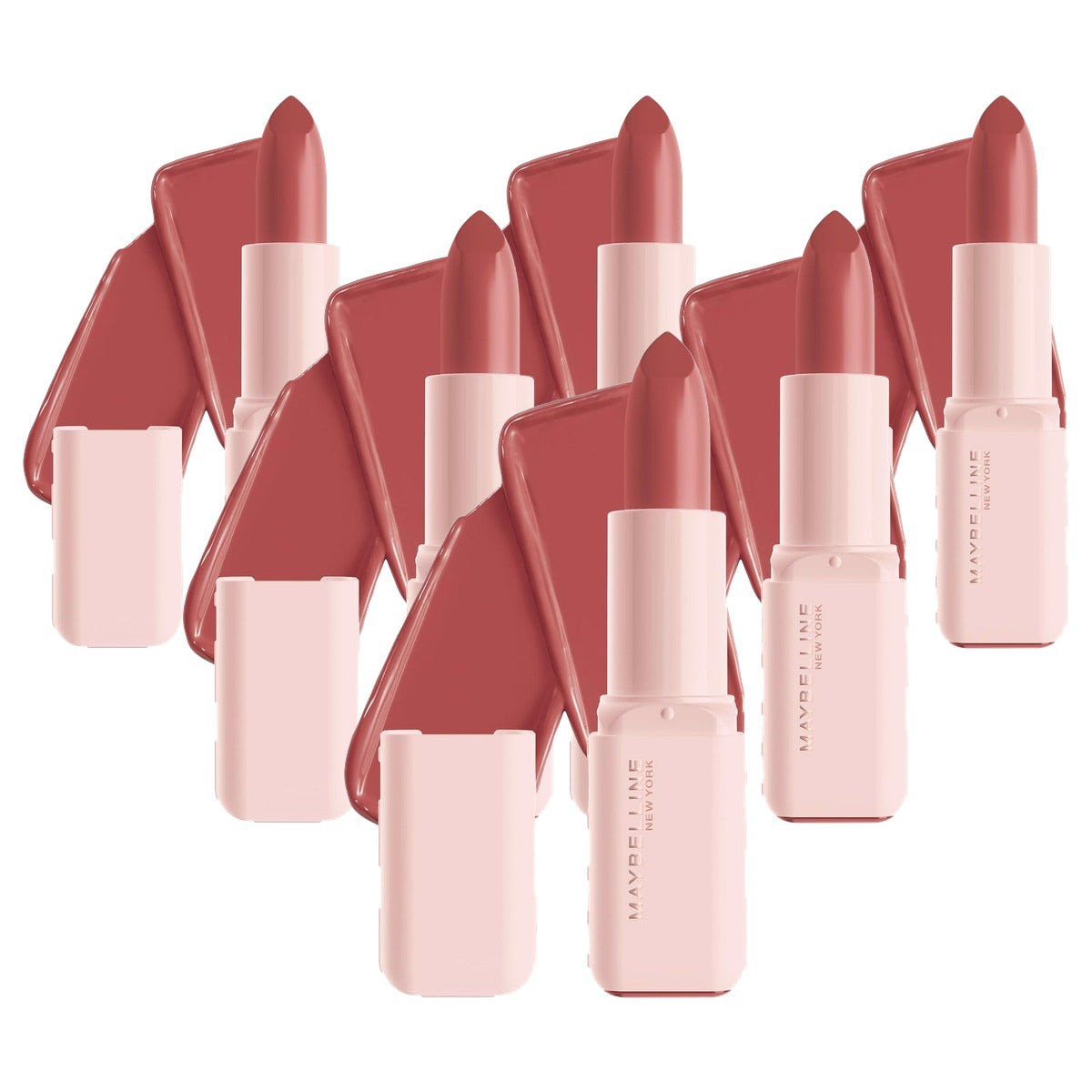 MAYBELLINE Serum Lippenstift Satijn 106 Maybe it's Soft 4,5 g - 6 stuks