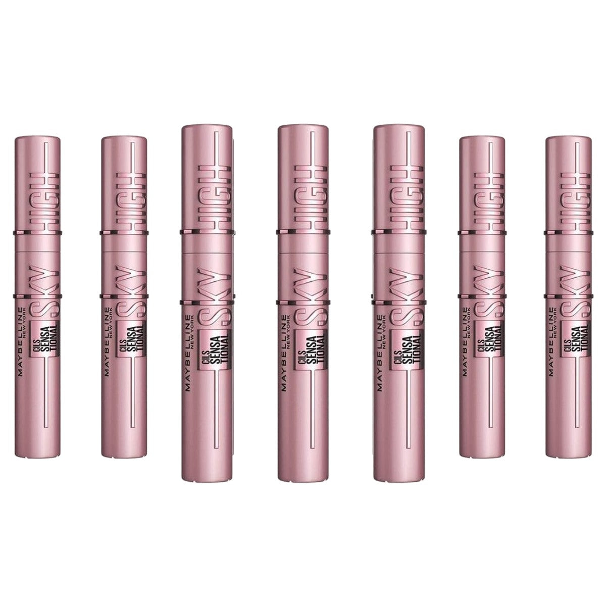 MAYBELLINE Sky High Mascara 01 Zwart 7 ml - 3 stuks