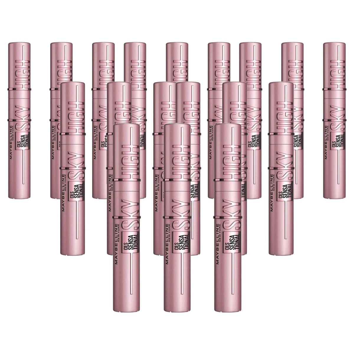 MAYBELLINE Sky High Mascara 01 Zwart 7 ml - 6 stuks
