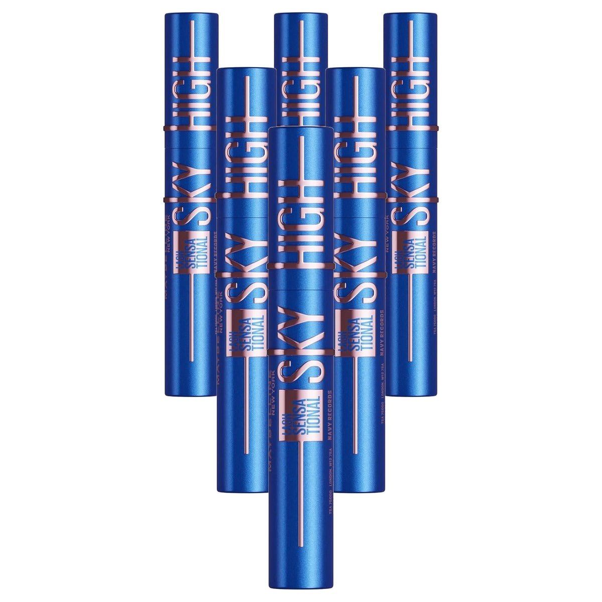 MAYBELLINE Sky High Mascara Navy Records 7,2 ml - 6 stuks