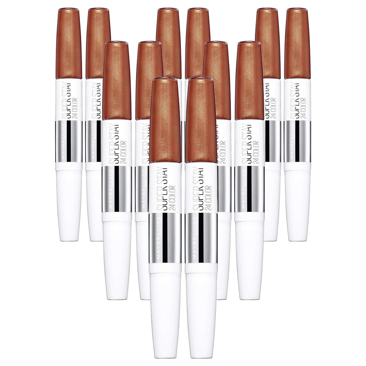MAYBELLINE Super Stay 24H Lippenstift 444 Cosmic Coral 5 g - 6 stuks