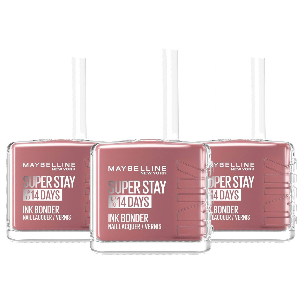 MAYBELLINE Super Stay Ink Bonder Nagellak 932 Muted Mocha 12,3 ml - 3 stuks