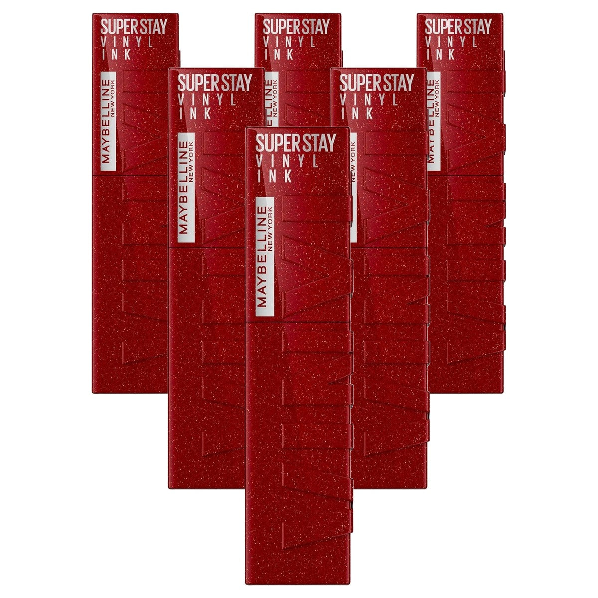 MAYBELLINE Super Stay Vinyl Ink 902 Fiery Garnet 4,2 ml - 6 stuks