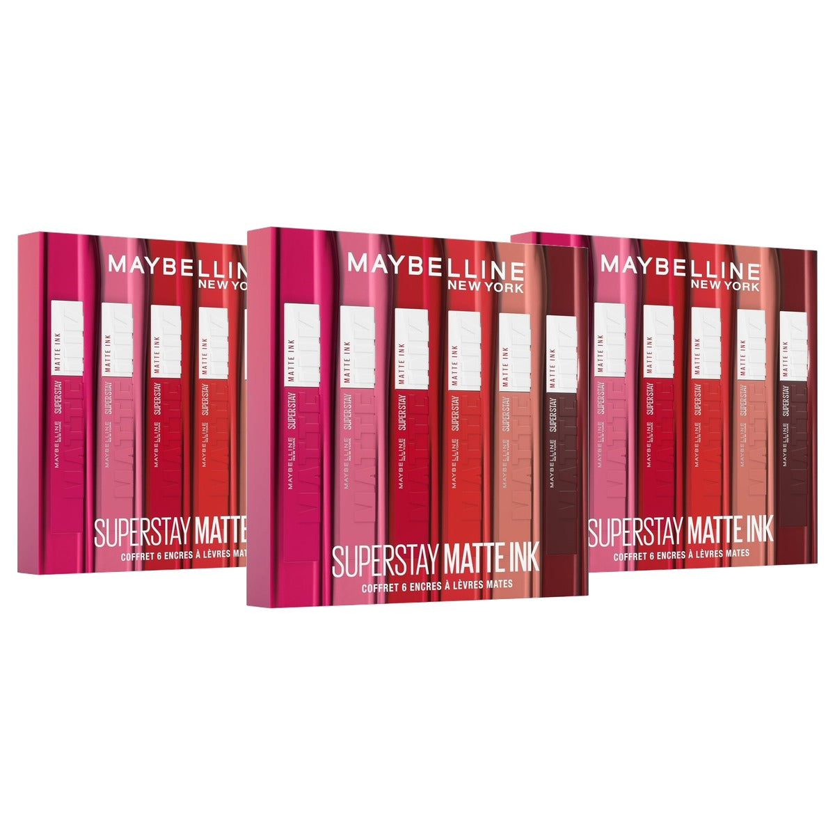 MAYBELLINE Superstay Matte Ink lippenstiftset 6 stuks - 3 stuks