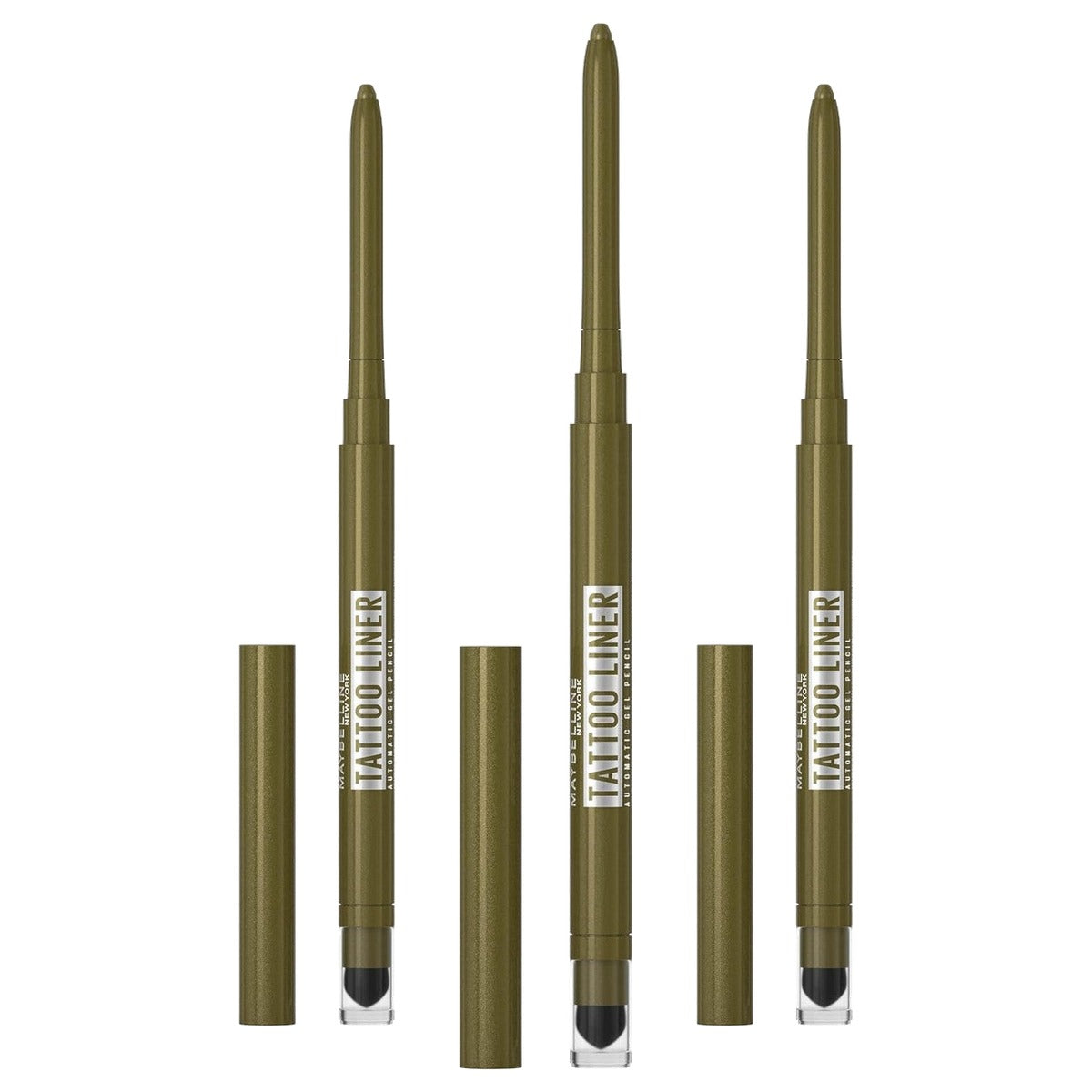 MAYBELLINE Tattoo Liner Gel Pencil Emerald Energy - 3 stuks