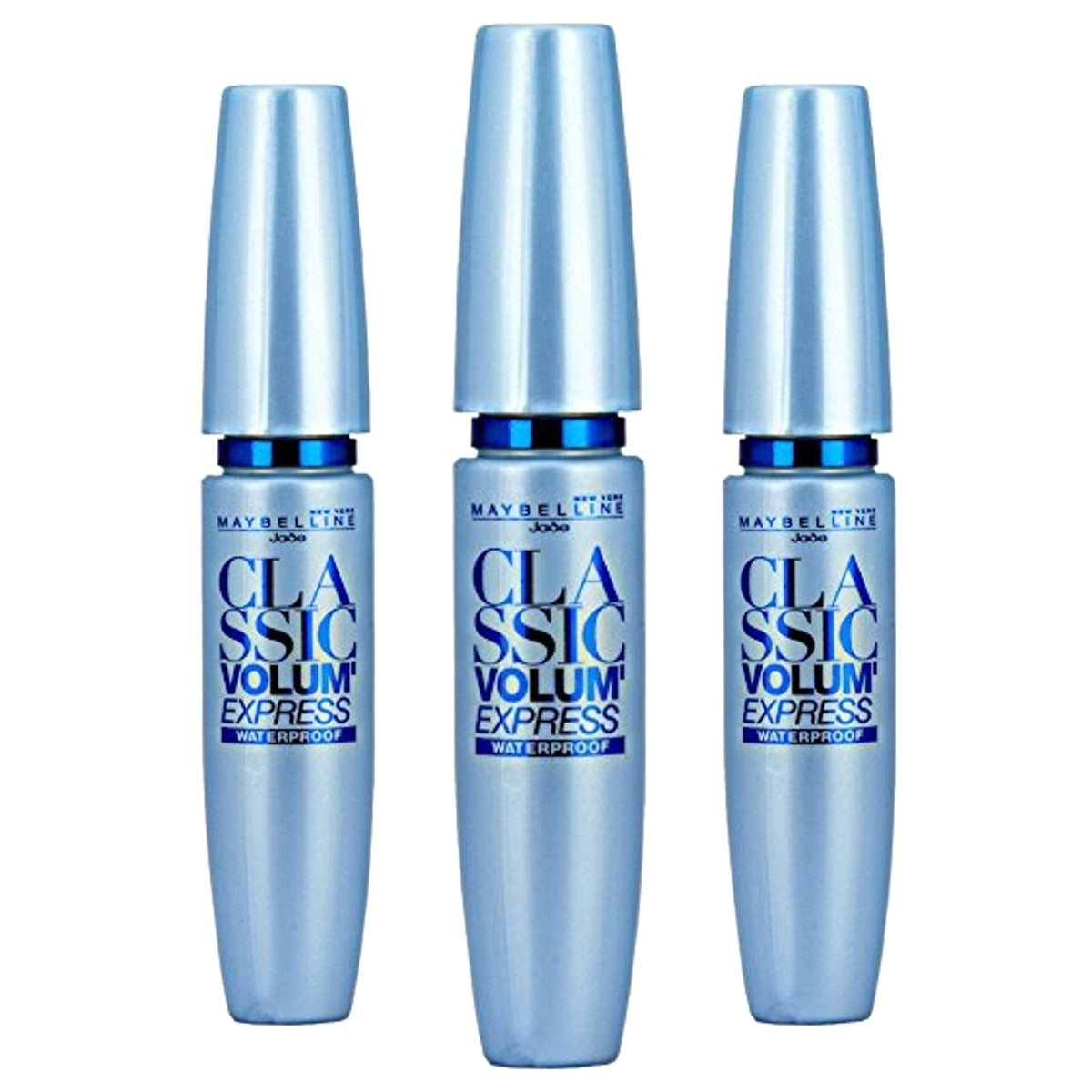 MAYBELLINE Jade Volum' Express Waterproof Mascara Zwart 8,5 ml - 3 stuks