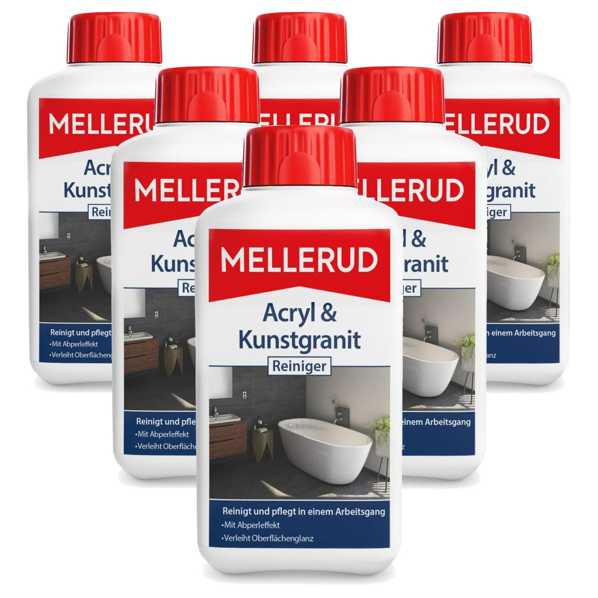 Mellerud Acryl & kunstgraniet reiniger 6 x 0,5 l - Voordeelverpakking