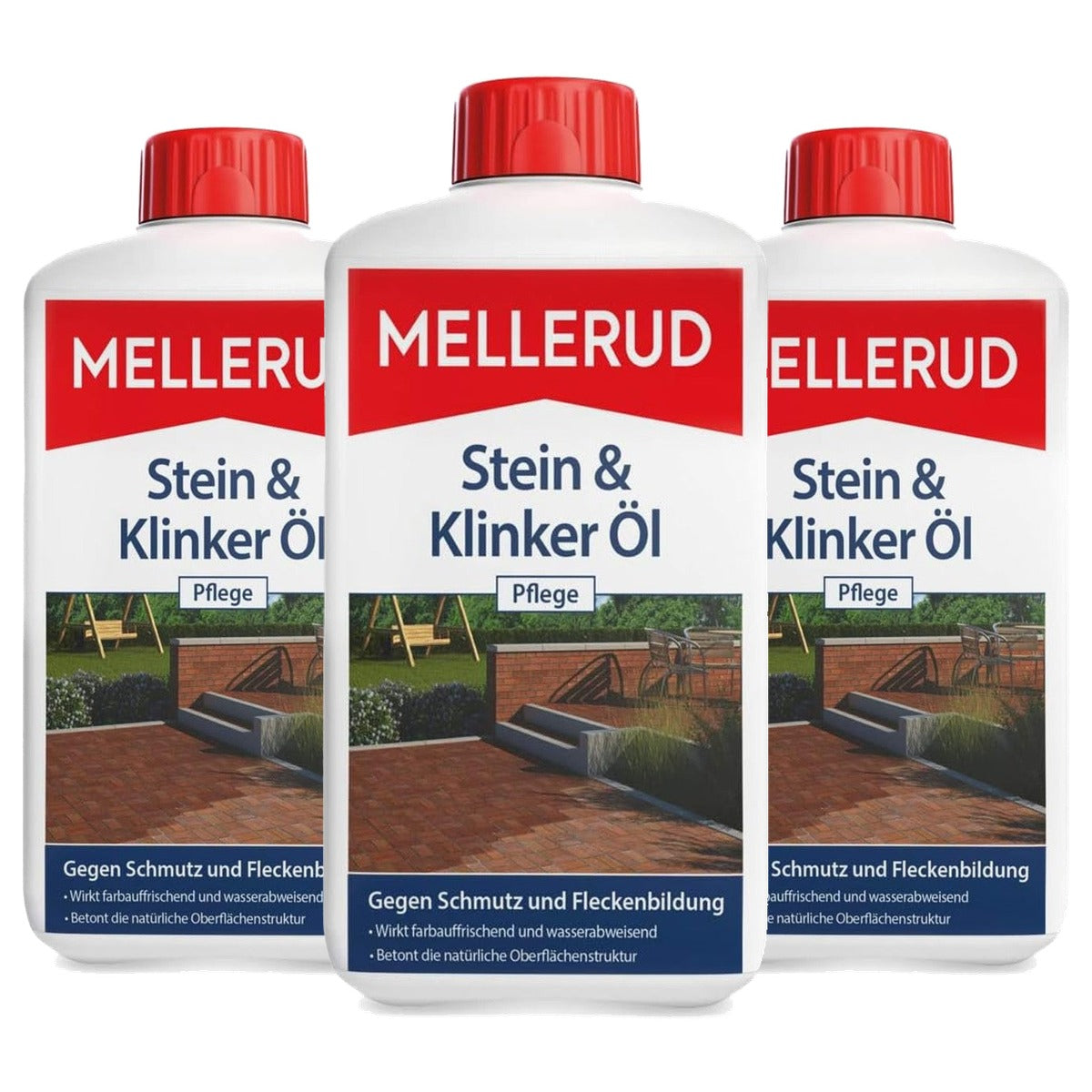 Mellerud Klinker- en keramische olie 3 x 1 l - Voordeelverpakking